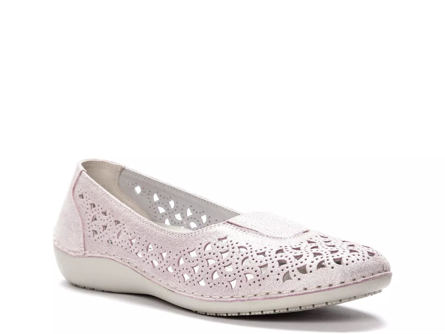 Propet Extra Wide Width Cabrini Flat | Women's | Light Pink | Size 10.5 | Flats