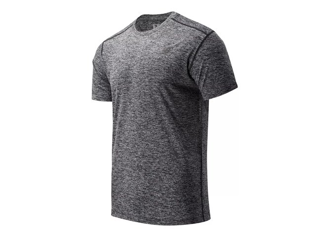 New balance men's deals heathered short sleeve top