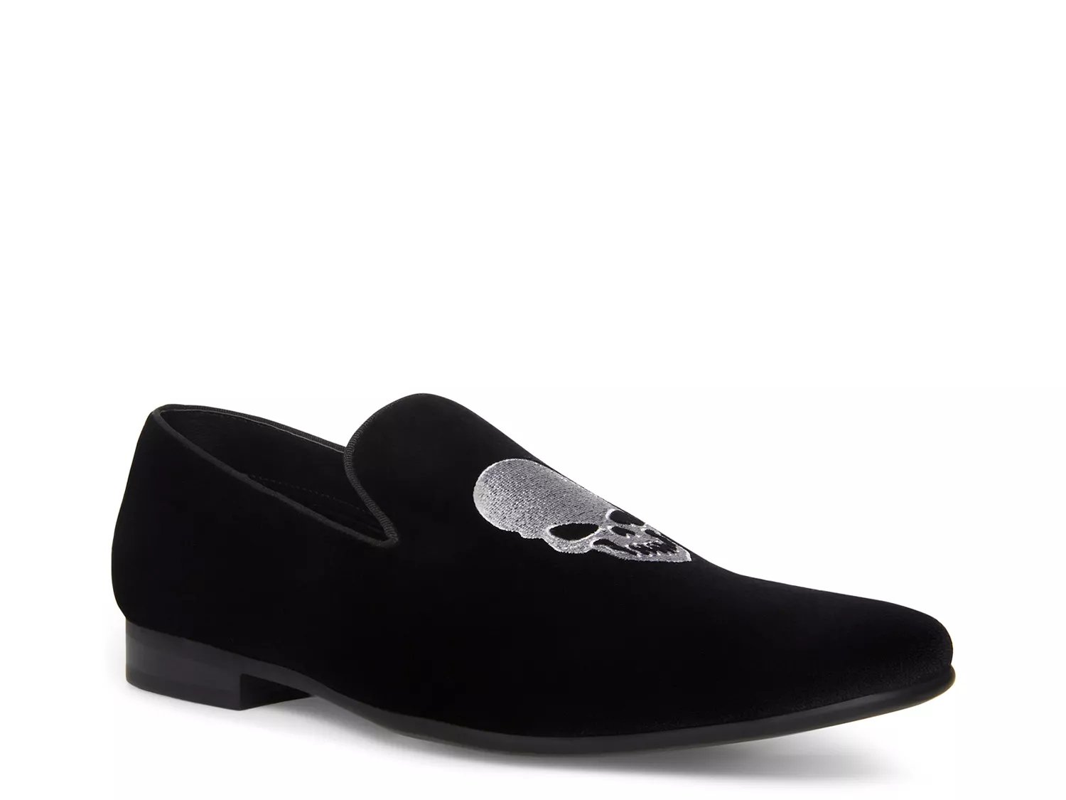 steve madden skull loafers