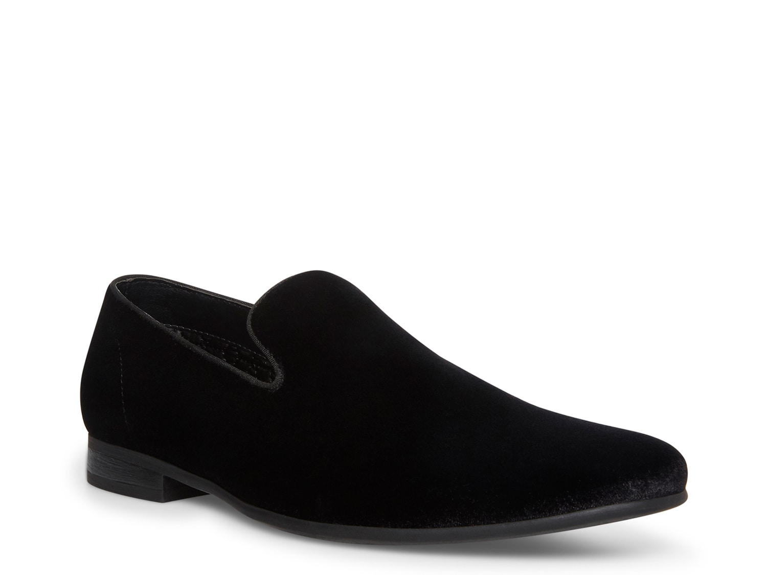 dsw mens black loafers