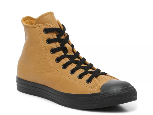 Mens hot sale leather converse