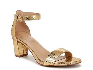 Dsw gold dress store shoes