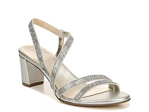 Dsw silver hot sale block heels