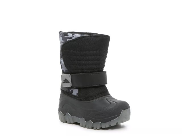 High Sierra Camo Light Up Snow Boot Kids