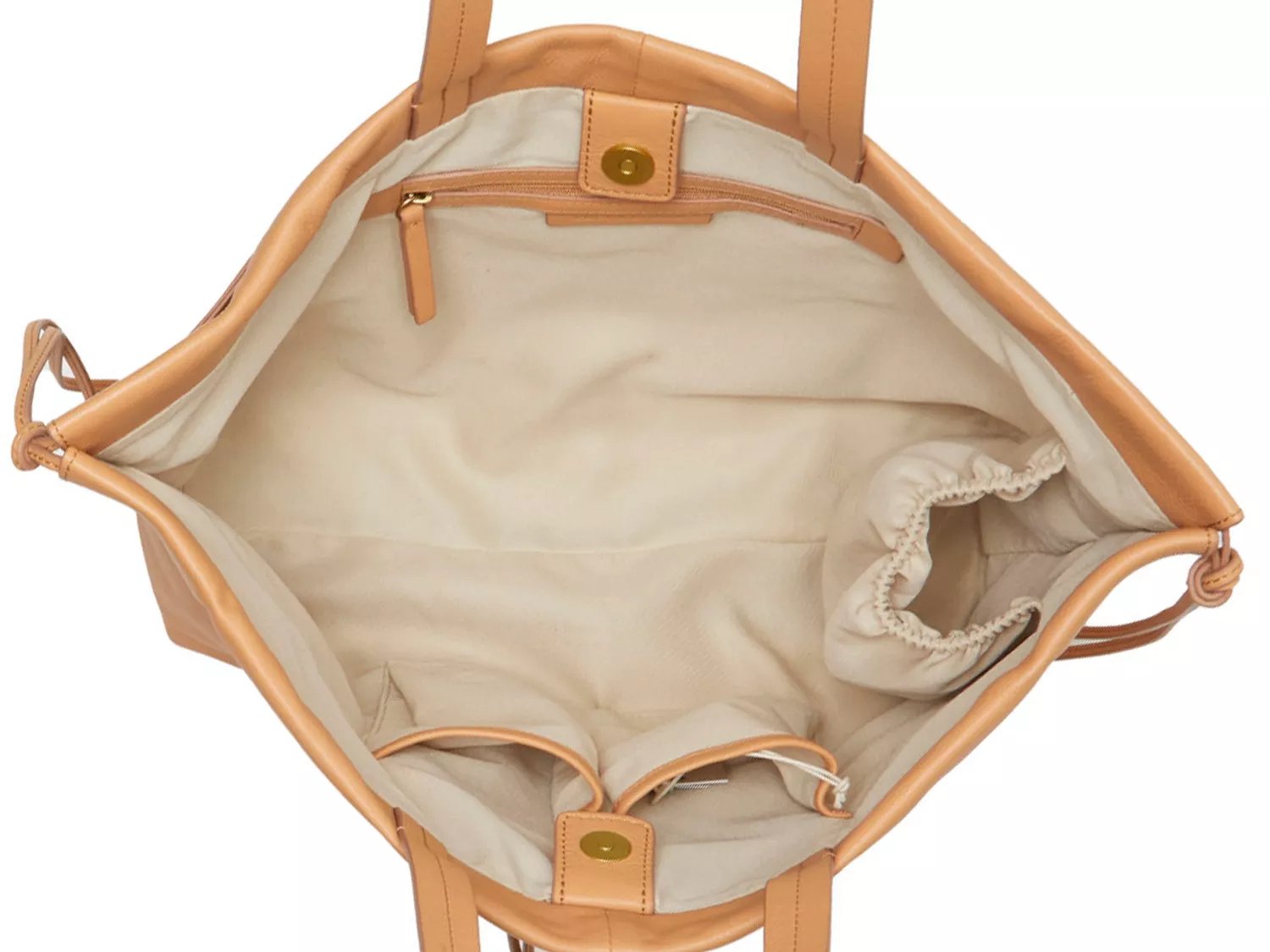 lucky leather tote