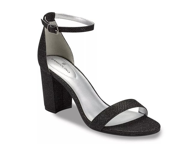 Dsw black shop strappy sandals