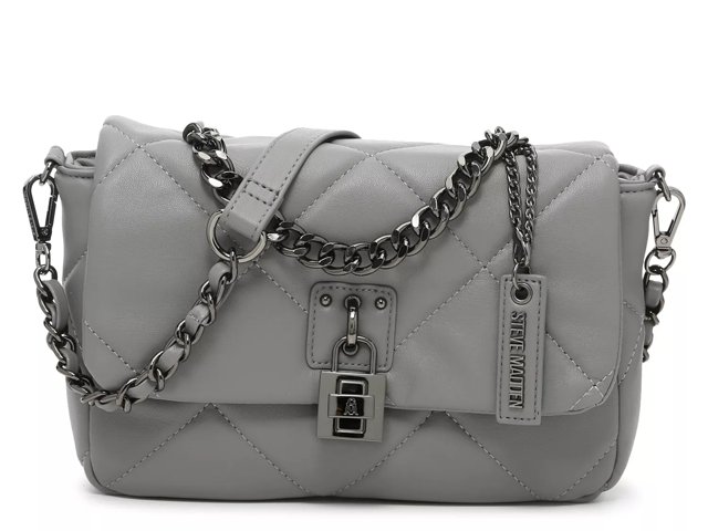 Grey steve madden purse sale
