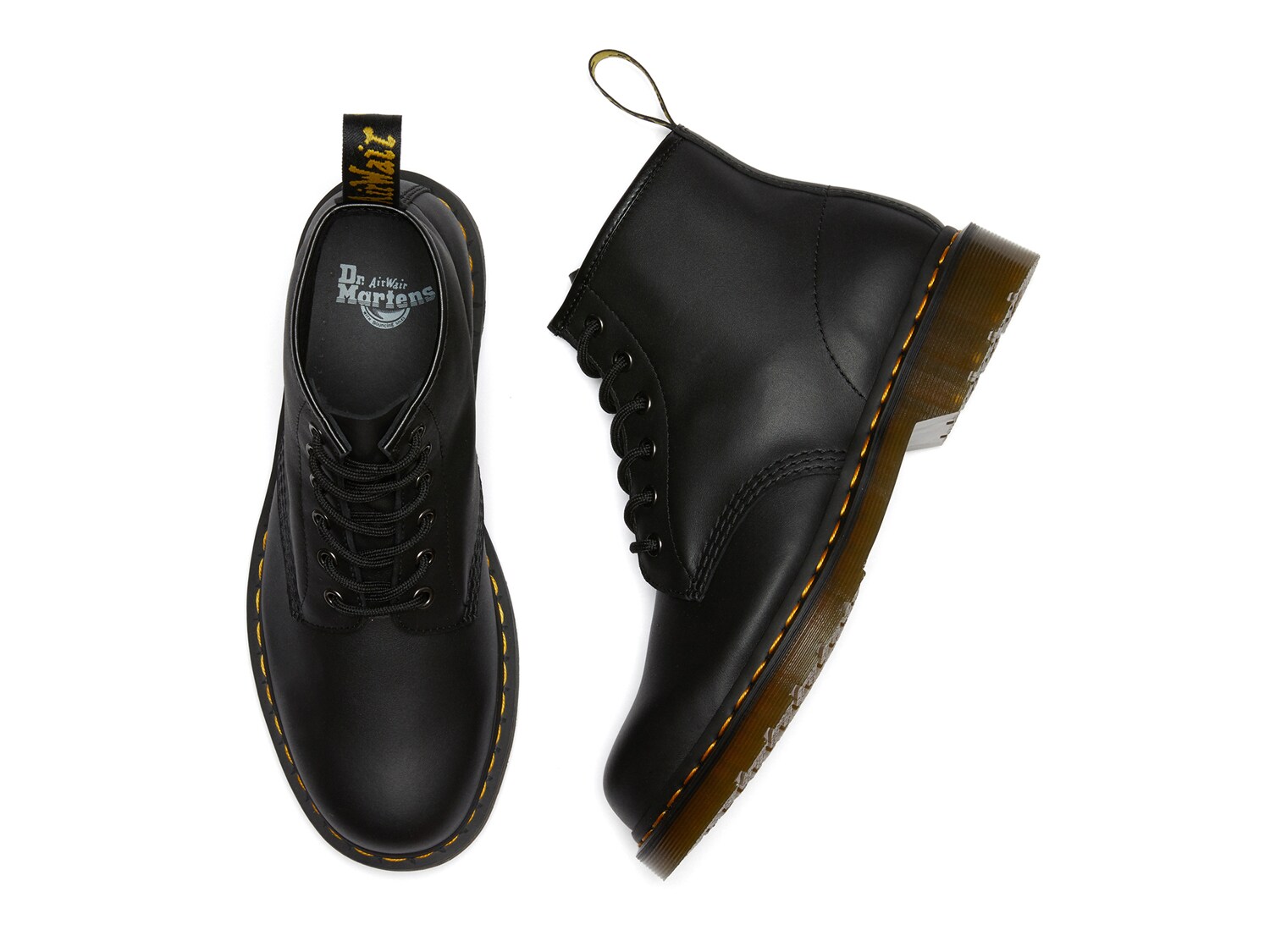 Dr. Martens 101 Smooth Leather Ankle Boot Black