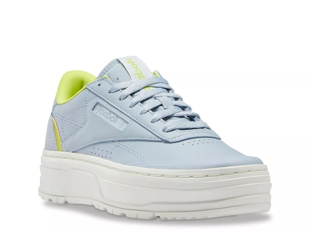 Reebok Club C Double Geo Sneaker Women #39 s Free Shipping DSW