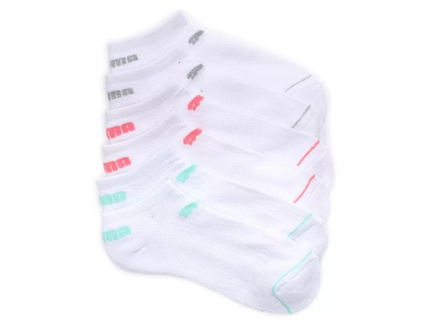 Puma Terry Women s No Show Socks 6 Pack Free Shipping DSW