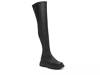 steve madden riding boots with red zipper