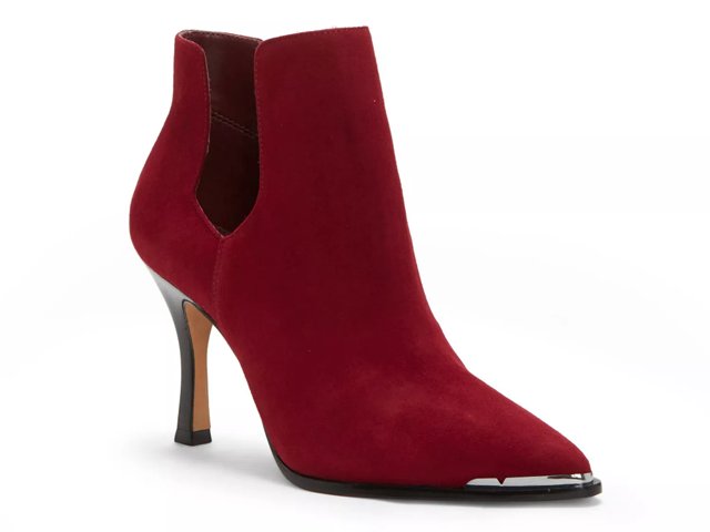 Vince camuto hot sale red suede booties