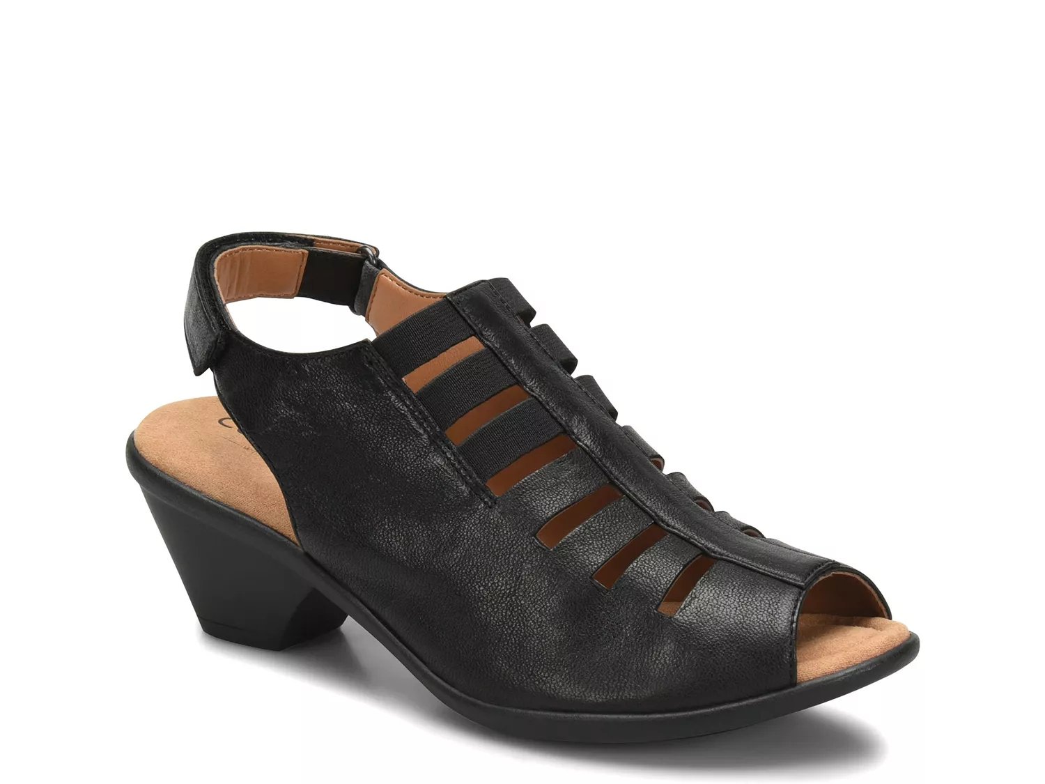 Comfortiva Wide Width Faye Sandal | Women's | Black | Size 6.5 | Sandals | Ankle Strap