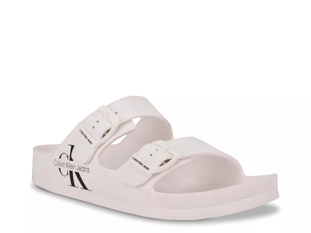Calvin klein slide sandals clearance