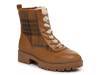 Edive Bootie Brown Plaid view