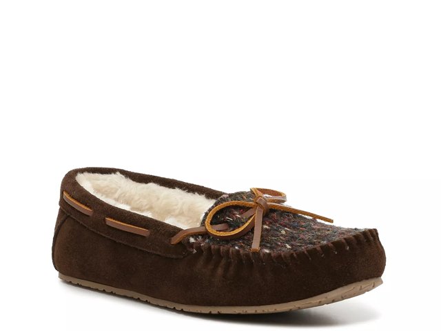 Minnetonka Lynda Trapper Moccasin Slipper