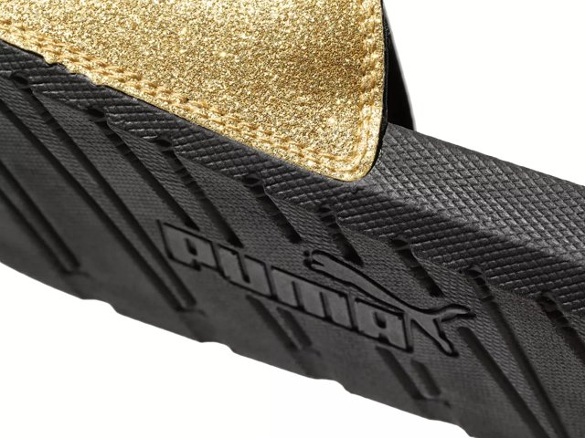 Puma glitter hotsell slides