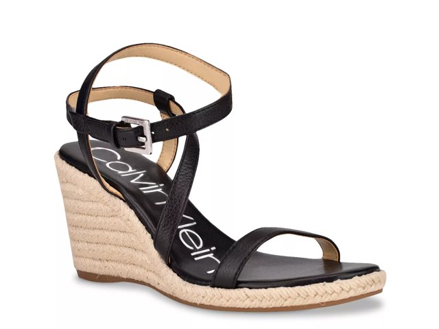 Calvin klein on sale espadrille wedges