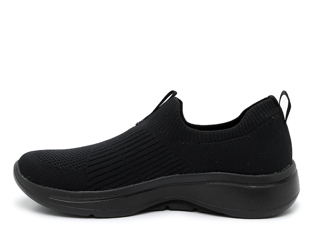  Skechers Women's GO Walk Arch FIT-Iconic Sneaker, Black/Black,  5