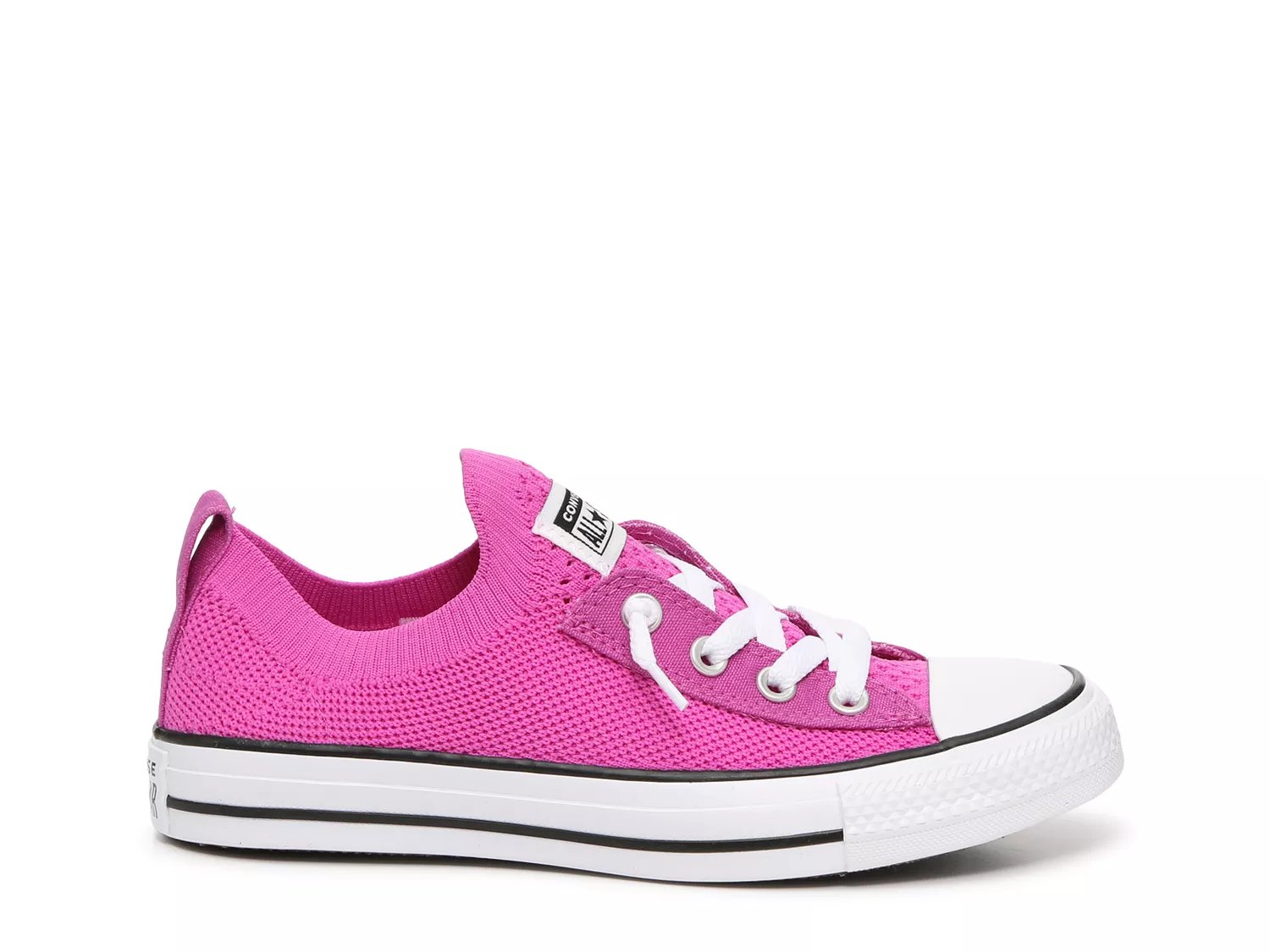 womens converse chuck taylor all star shoreline knit slip low top black