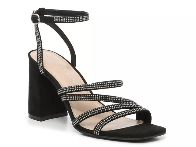 Dsw black heel sandals clearance