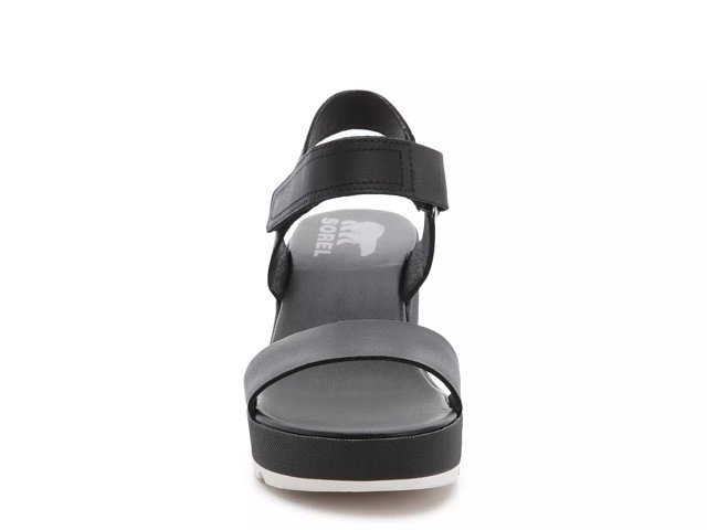 Sorel best sale black sandals