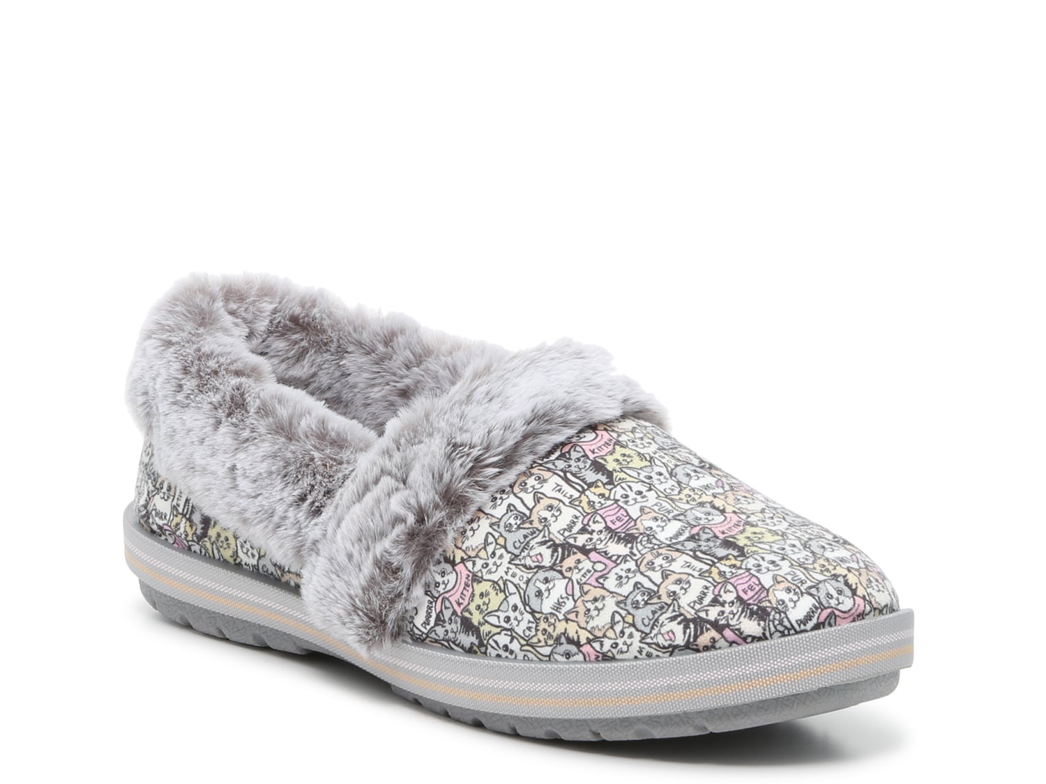Skechers BOBS Too Cozy Purr Party Slipper - Free Shipping | DSW