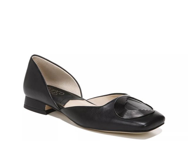 Franco sarto pointy toe leather flats clearance
