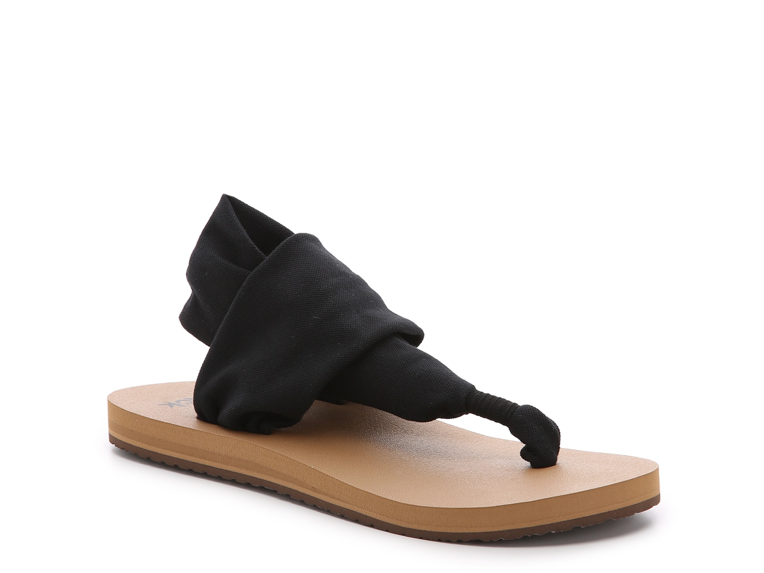 Sanuk Women's Yoga Sling 2 Prints Flat Sandal,black chevron,5 M US