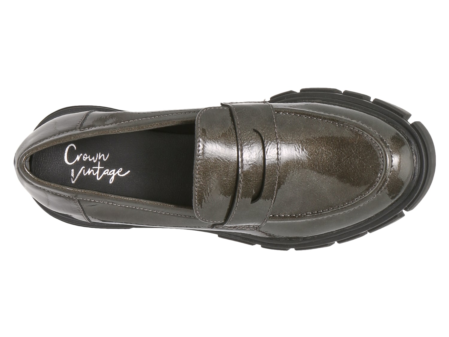 crown vintage penny loafers