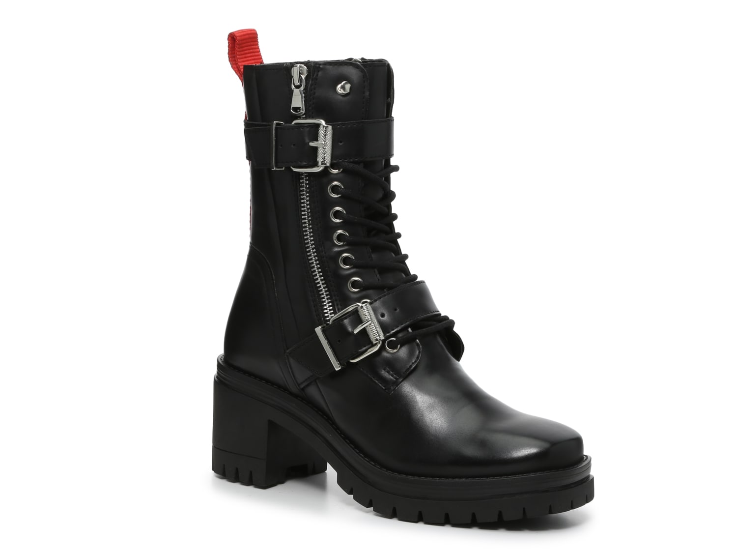 Charles David Clout 2 Platform Combat Boot - Free Shipping | DSW