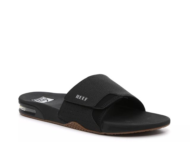 Reef Fanning Bottle Opener Slide Sandal Men s Free Shipping DSW
