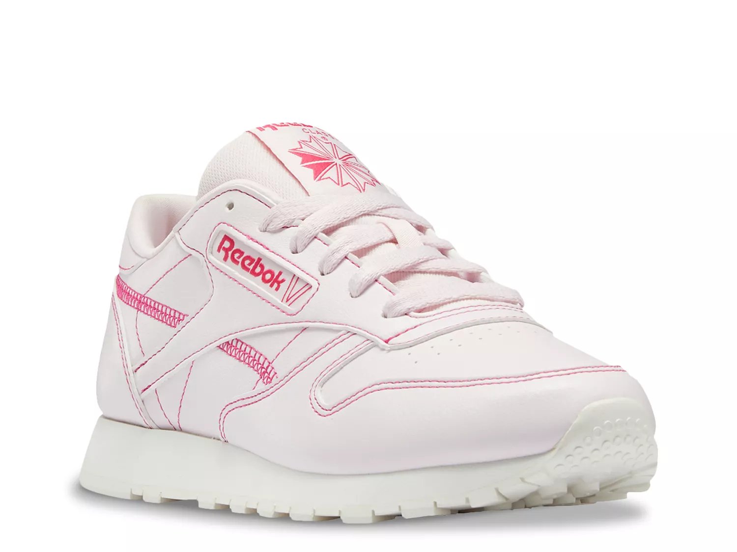 Reebok womens Classic Leather Sneaker, Ceramic Pink/Twisted Coral