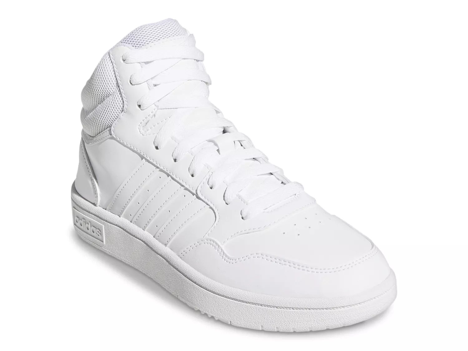 All white hotsell adidas high tops