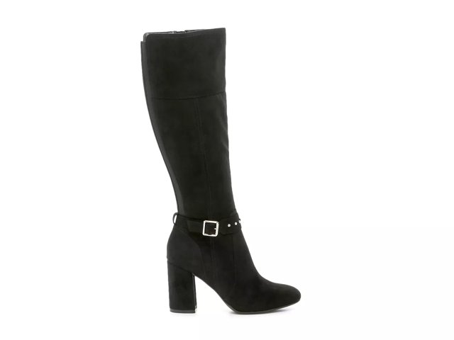 KELLY AND KATIE JAQUIE BLACK BUCKLE BOOT SIZE 10M WOMENS