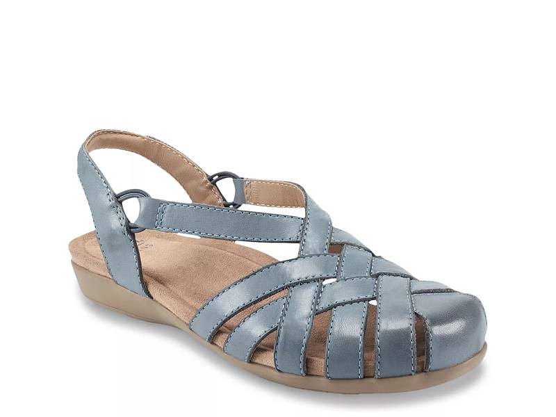 pale blue sling backs
