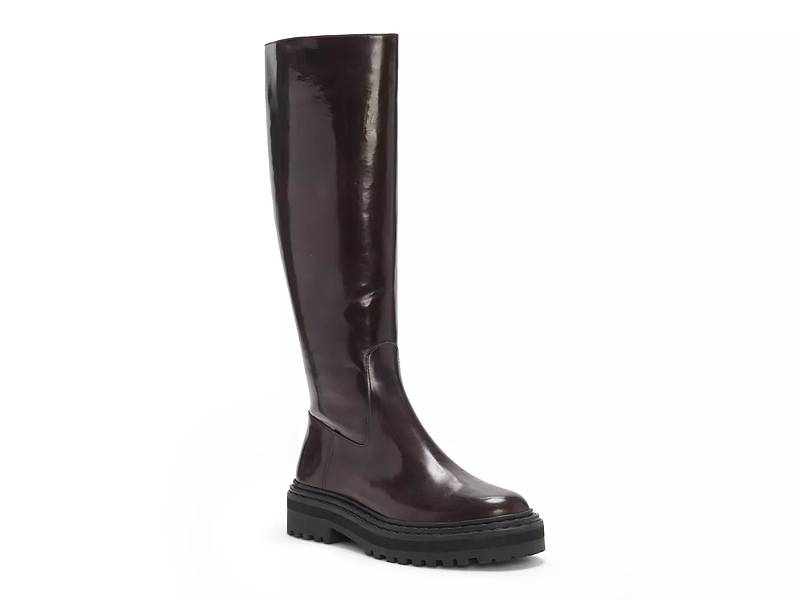 Dsw black patent hot sale leather boots