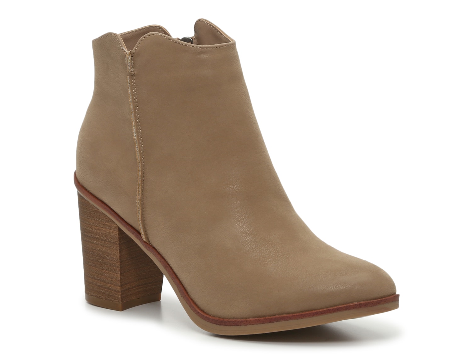 dsw block heel booties