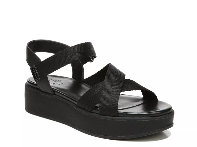 Dsw black platform sandals on sale