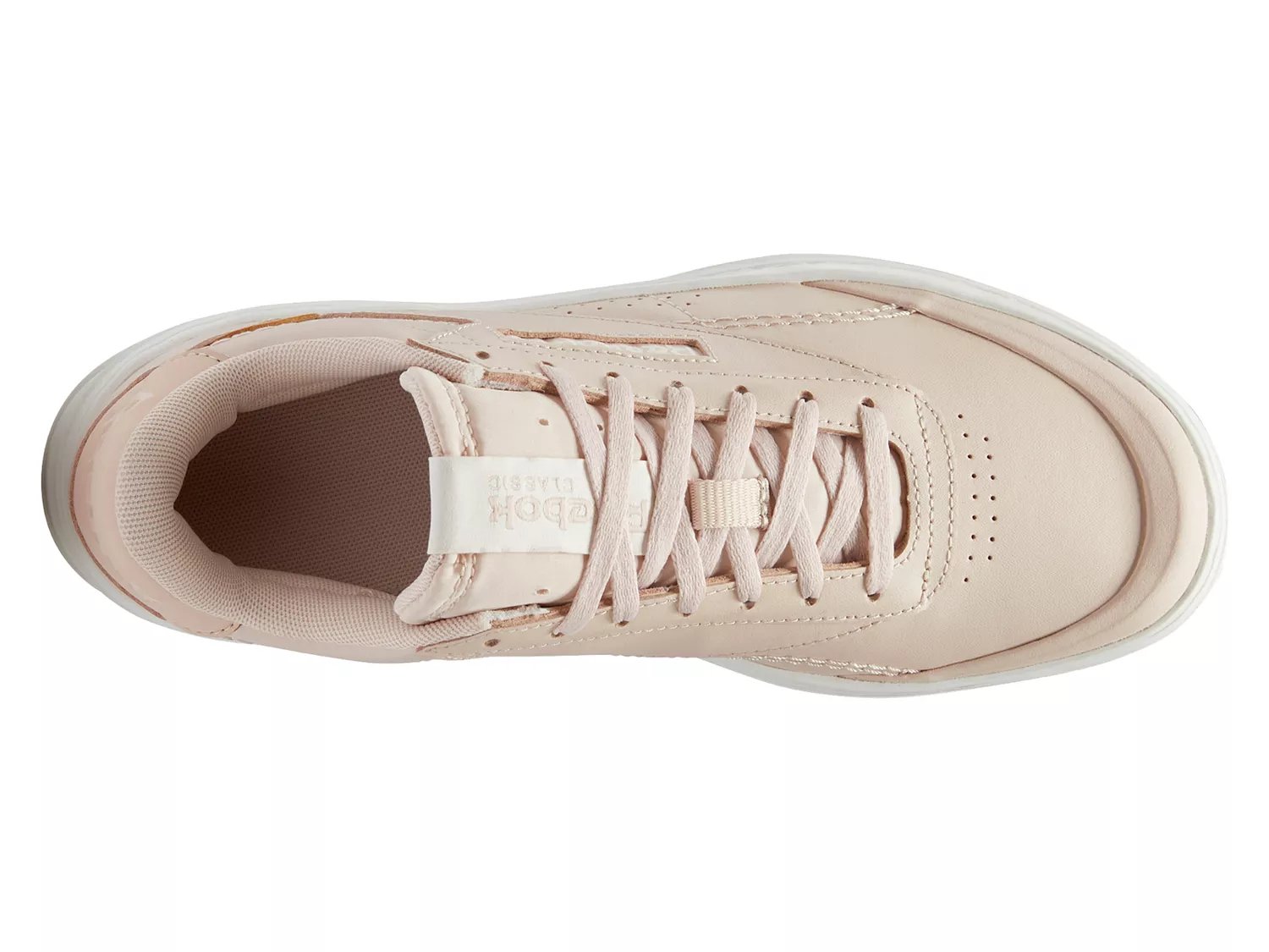 reebok club c double geo women's sneaker tan
