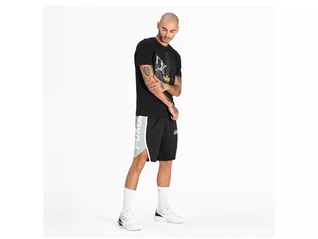Puma high tops deals mens dri fit shorts