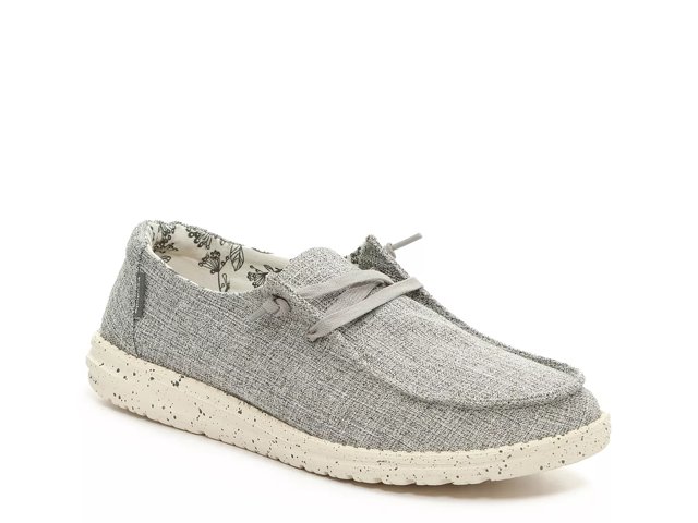 Hey Dude Wendy Linen Iron Women's Comfort Slip-on Shoes - Gray (121533901)  for sale online