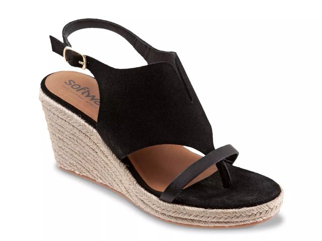 Softwalk Hudson Espadrille Wedge Sandal