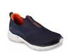  Skechers Men's Gowalk 6-Stretch Fit Slip-On Athletic  Performance Walking Shoe, Navy/Orange, 7