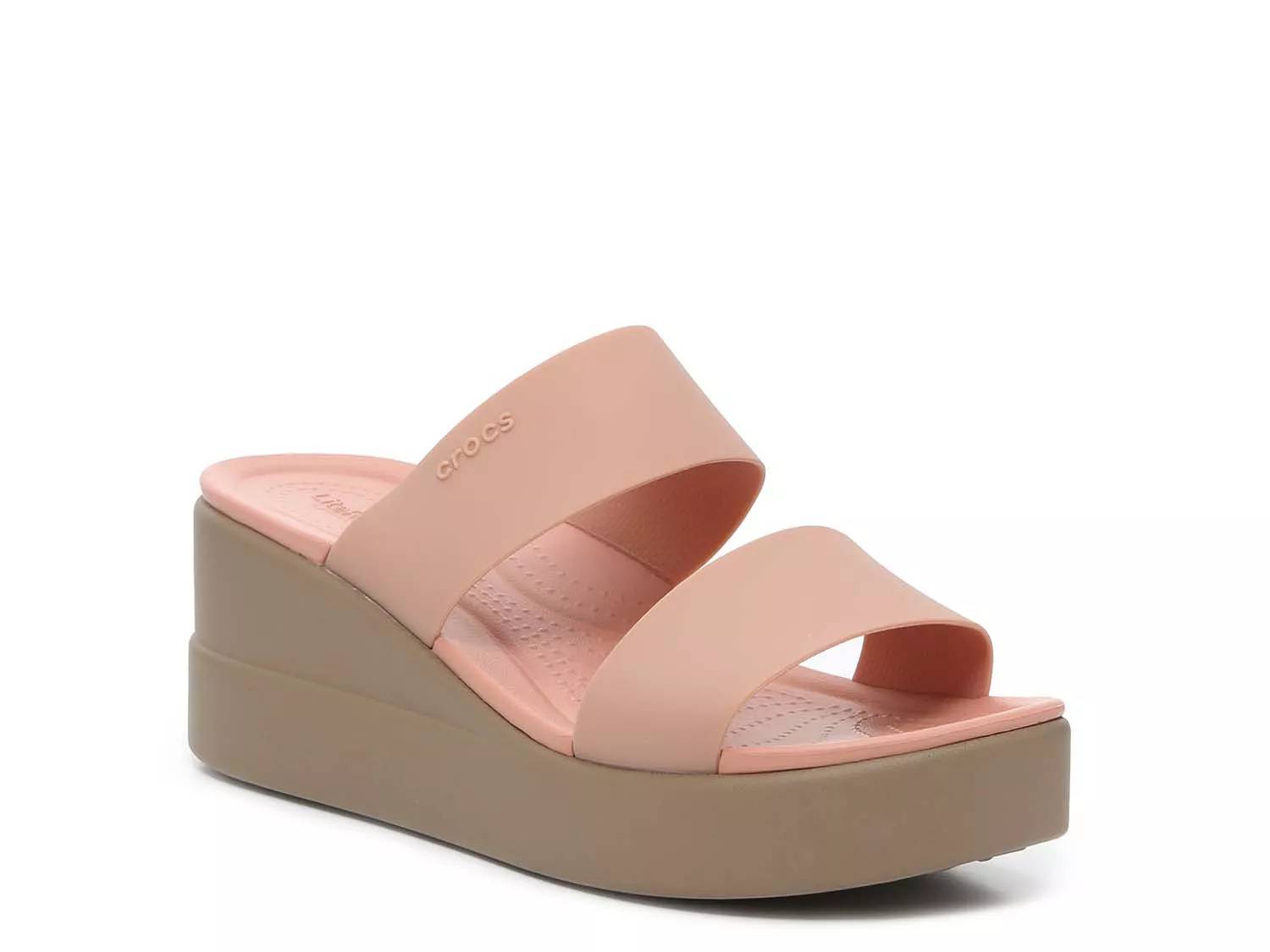 Crocs Brooklyn Mid Wedge Sandal Women's Free Shipping DSW