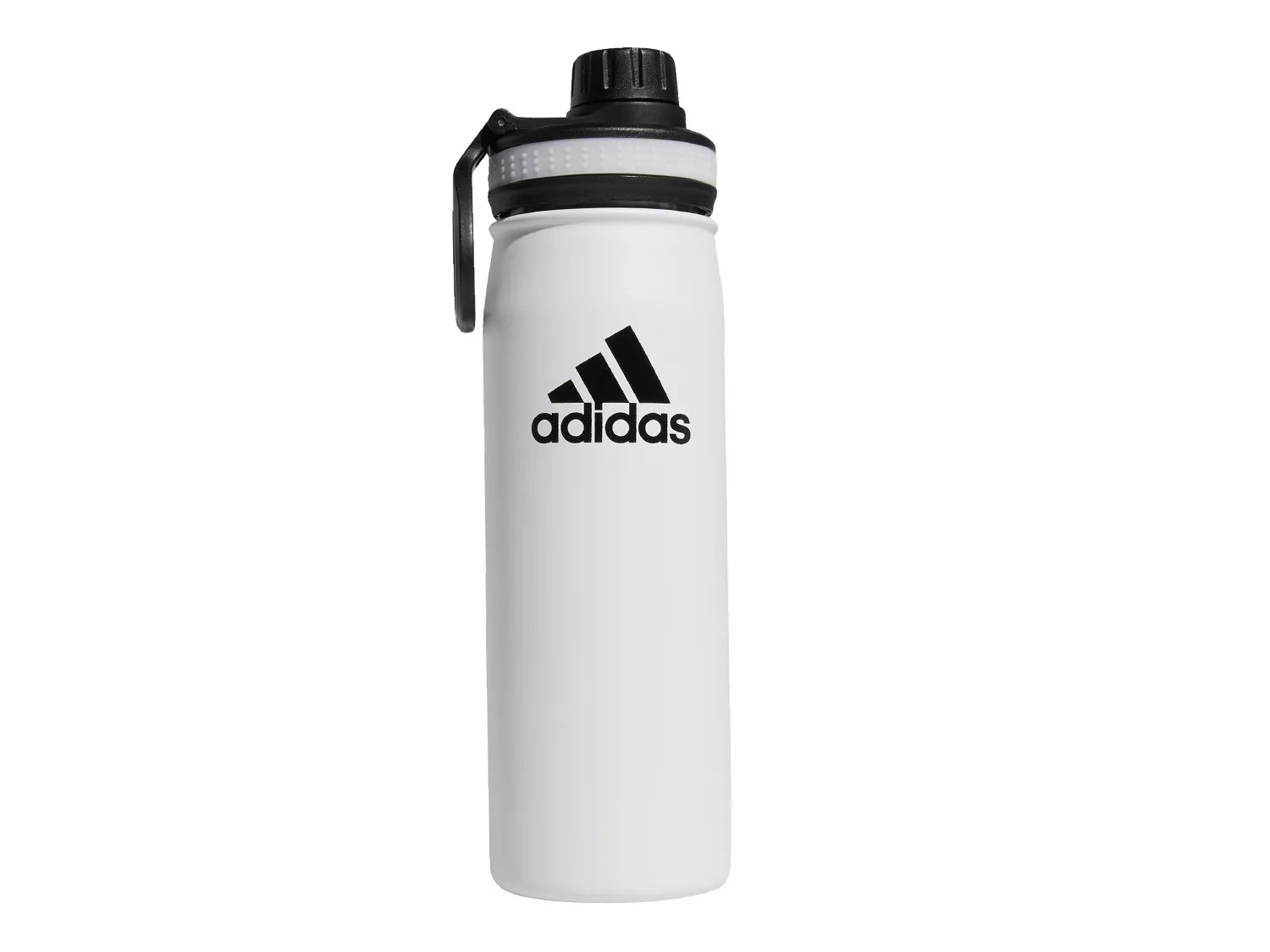 adidas Steel 600 ML Water Bottle with Straw, Color: Black Grey