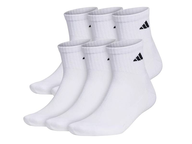 New Balance Cushioned Men's Quarter Ankle Socks - 6 Pack - Free