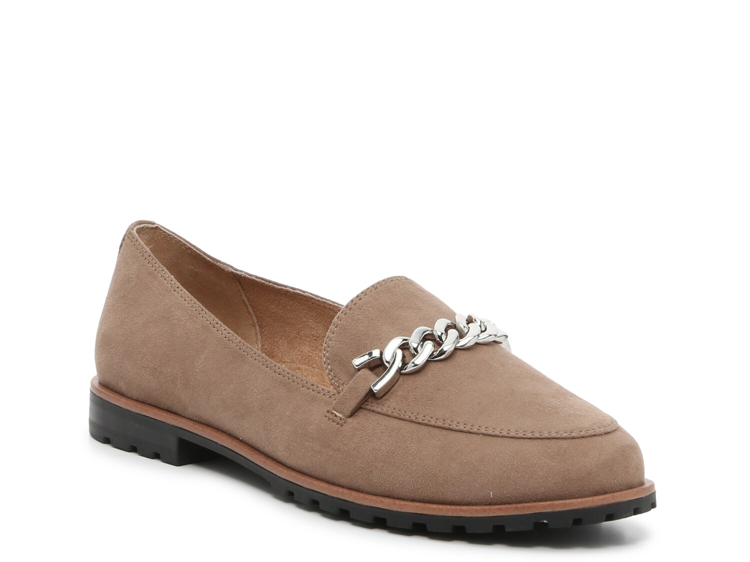 dsw brown loafers