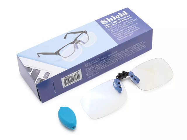 iJoy Blue Light Lens Glasses Clip Free Shipping DSW