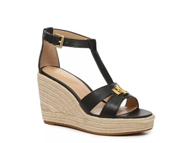 Ralph lauren clearance espadrille wedge sandals